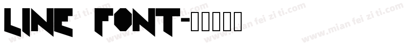 Line Font字体转换